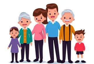 一家人素材图片