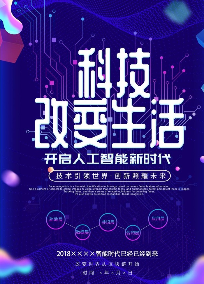 科技海报图片(3543x4724)psd模版下载