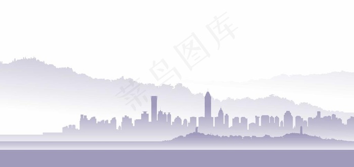 温州剪影图片cdr矢量模版下载