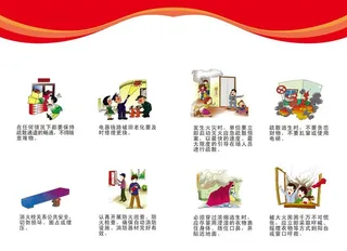 消防安全漫画图片