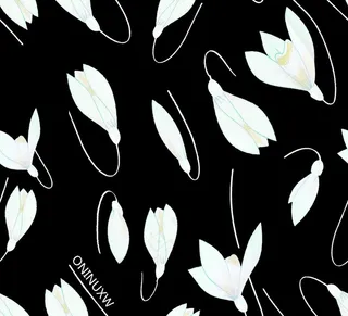 百合 小碎花图片