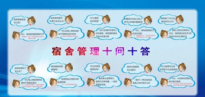 宿舍文化图片(2362x1202)psd模版下载