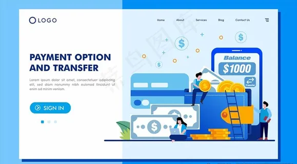 金融投资海报图片