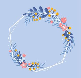 紫色时尚花卉花架图片