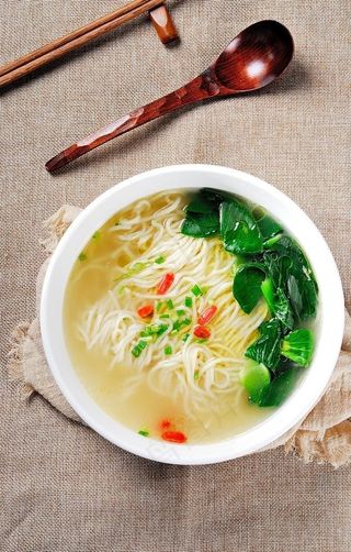 清汤面图片