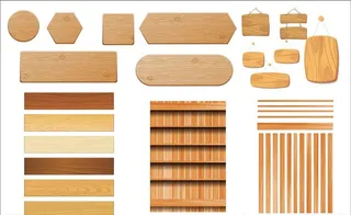 木板矢量图素材图片