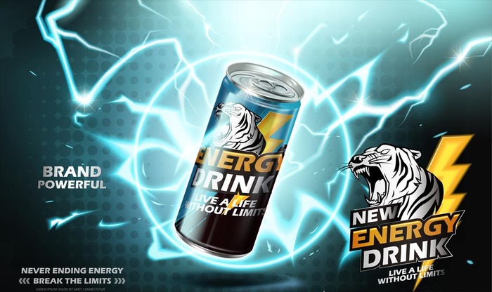 矢量功能饮料图片