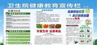 健康教育宣传栏6月图片