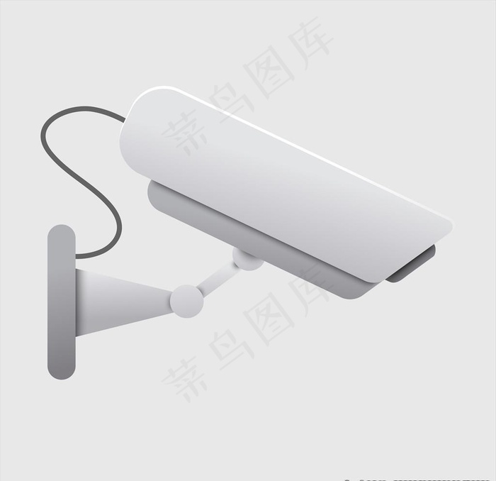 监控摄像头图片ai矢量模版下载
