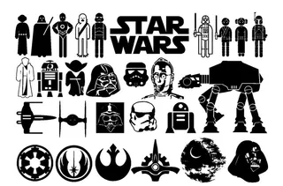 星球大战剪影图片