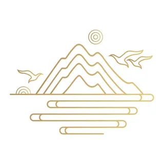 中式山纹云纹图片