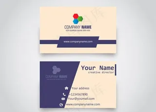 时尚版式名片设计图片