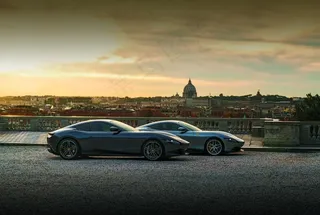 法拉利 Roma 跑车 赛车 图片