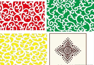 传统花边 古典花纹 古式花纹图片