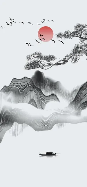 水墨山水图片 水墨山水图片