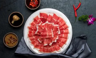 火锅食材肥牛卷羊肉卷图片