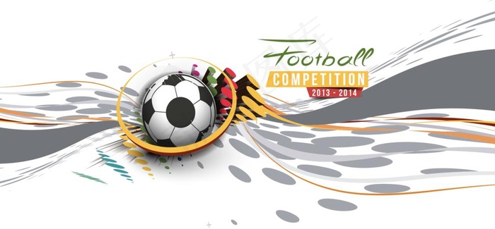 精美足球装饰海报图片