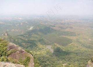 霍山船头石俯瞰图片