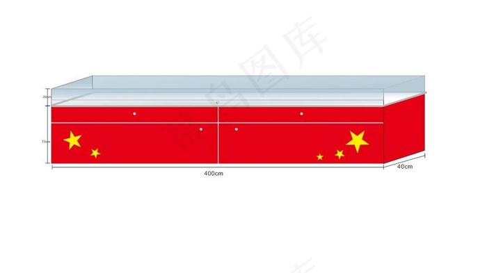 柜台效果图图片cdr矢量模版下载