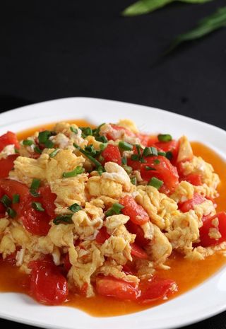 西红柿炒鸡蛋图片