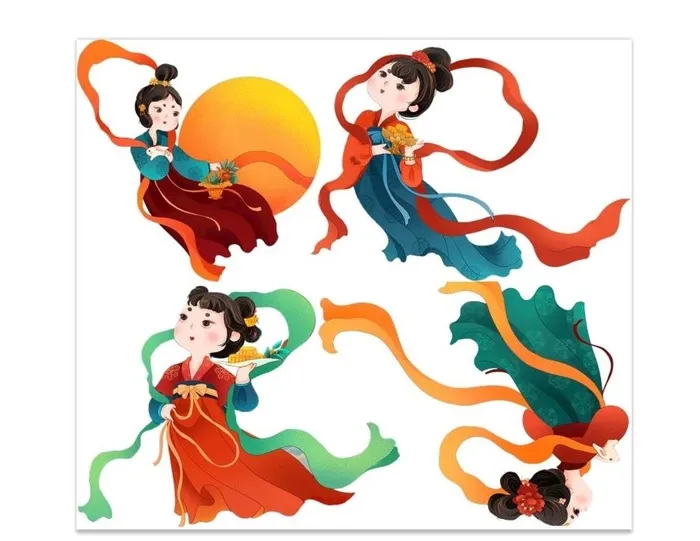 卡通嫦娥图片(3256x3256)psd模版下载