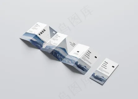 折页样机图片