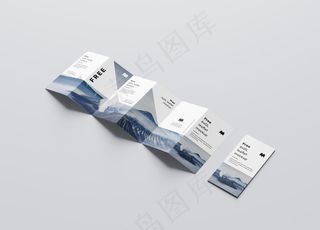 折页样机图片