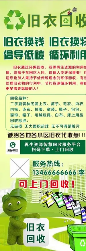 旧衣物回收图片