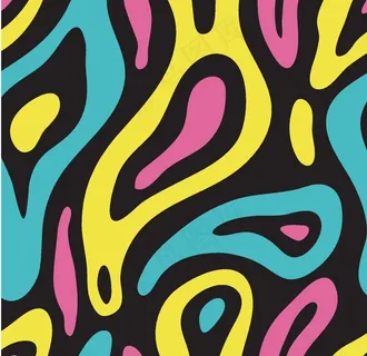 彩色几何拼接图案图片