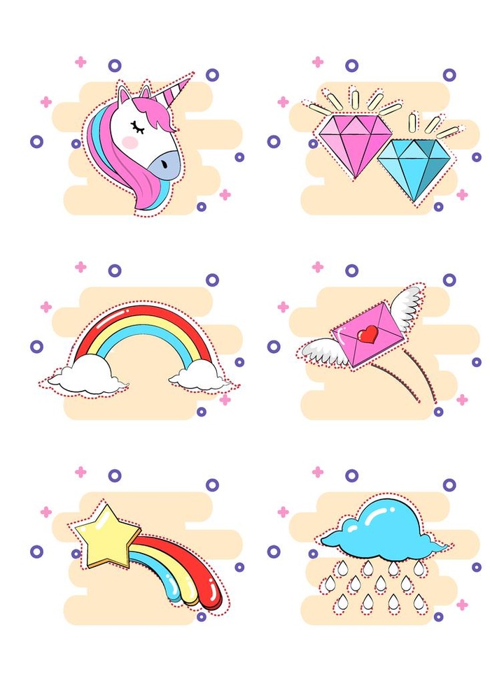 独角兽元素图片