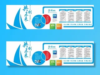 企业文化墙图片