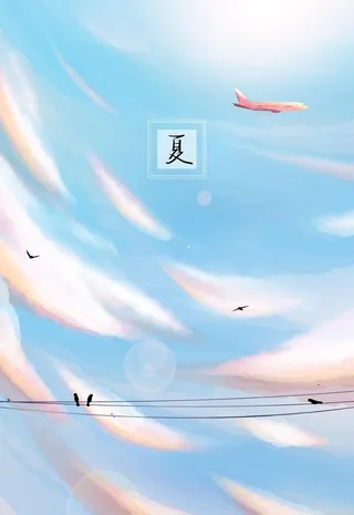 创意手绘天空图片
