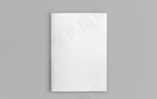竖版书本封面效果图样机图片