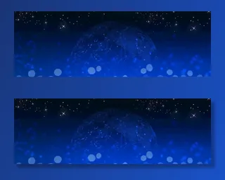 蓝色网格科技背景图图片