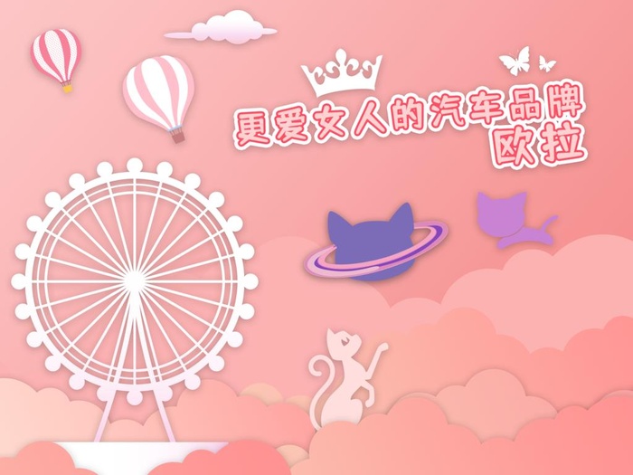 欧拉汽车形象墙图片