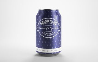 易拉罐啤酒包装样机图片