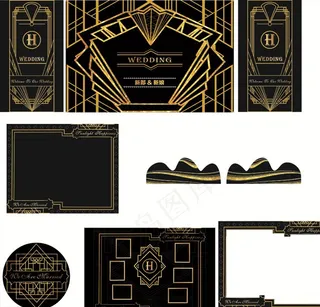 盖茨比婚礼设计图片