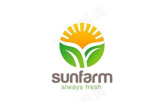 阳光绿叶logo图片