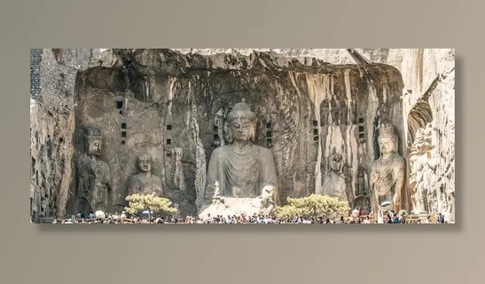 洛阳龙门石窟的大佛图片 洛阳龙门石窟的大佛图片