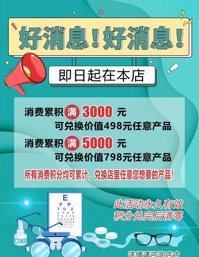 眼镜店海报图片(3543x4724)psd模版下载