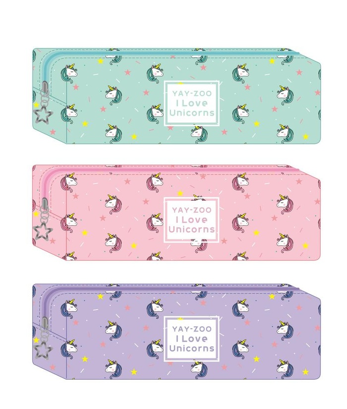 独角兽方形笔袋图片