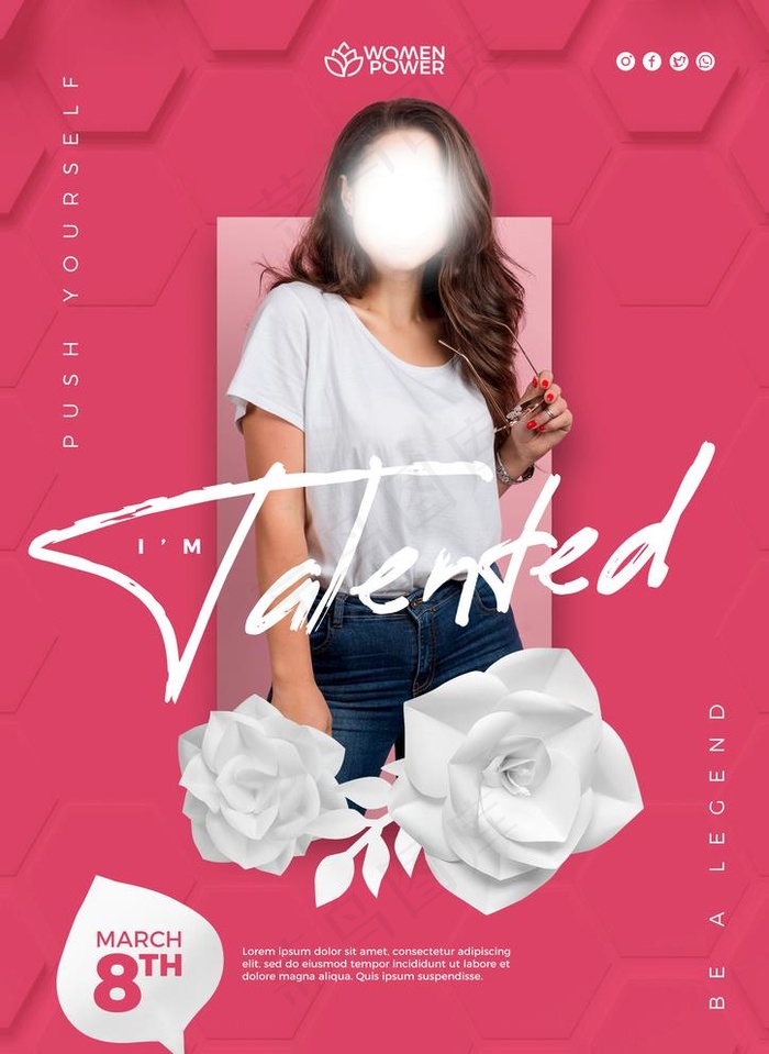 女装上新海报图片