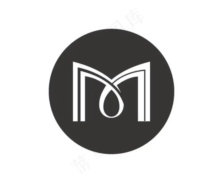 M 标志图片ai矢量模版下载