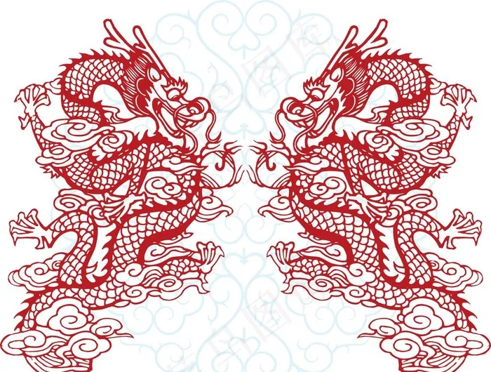 龙图片ai矢量模版下载