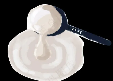 奶盖矢量图图片