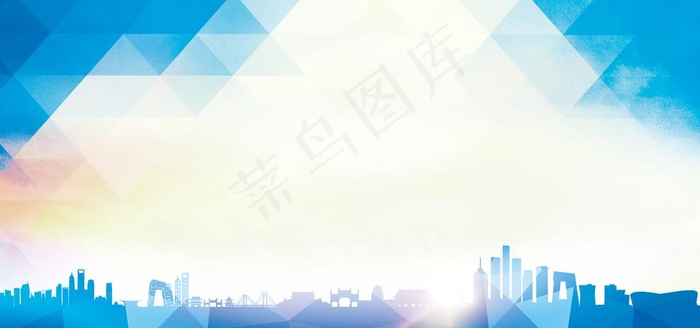 蓝色科技大气背景图片