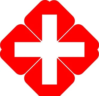 医院红色十字标志图片