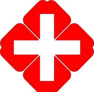 医院红色十字标志图片