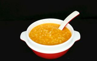 大米粥 南瓜粥 大米南瓜粥 小图片