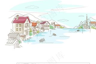 江南水乡小镇风景图片